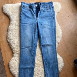 Express skinny jeans, ankle length size 4